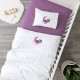Κουβέρτα Κούνιας 100X140 - Sleeping Bear Μωβ
