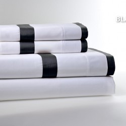 Παπλωματοθήκη King Με Ρεβερ Black 250 Κλωστές