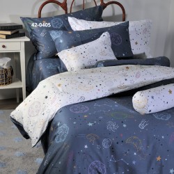 Ζεύγος Μαξιλαροθήκες Oxford 822 Space Blue