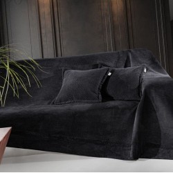 Ριχτάρι Τριθέσιο 170X300 - Rubicon Black 