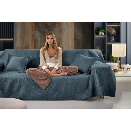 Σετ Ριχτάρι Πολυθρόνας 170X150 + Μαξιλαροθήκη - Avon Emerald