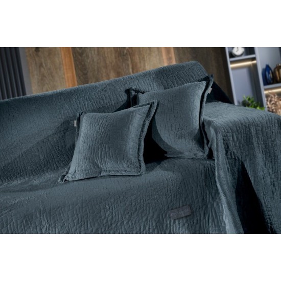 Σετ Ριχτάρι Πολυθρόνας 170X150 + Μαξιλαροθήκη - Avon Emerald