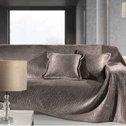 Σετ Ριχτάρι Διθέσιο 170X250 + Μαξιλαροθήκη - Avon Choco