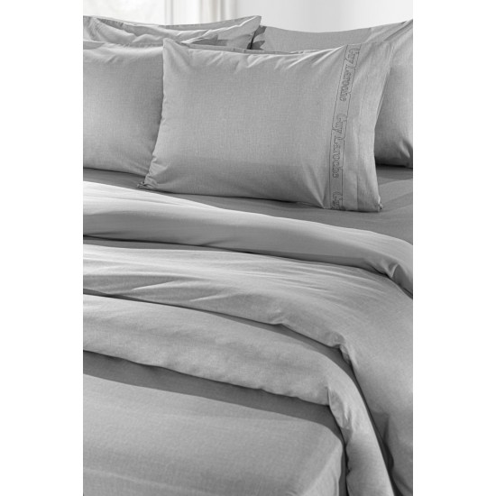 Σεντόνι Μεμονωμένο Μονό 170X270 - Color Plus Silver