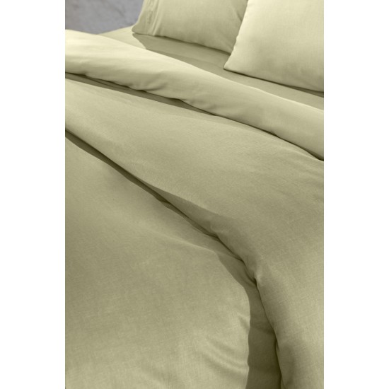 Σεντόνι Μεμονωμένο Μονό 170X270 - Color Plus Olive