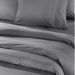 Σεντόνι Μεμονωμένο Διπλό 200X265 - Color Plus Anthracite