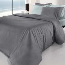 Σεντόνι Ημίδιπλο Με Λάστιχο 120x200+32 - Color Plus Anthracite