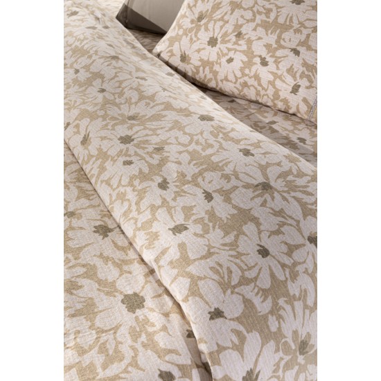 Σετ 3τμχ. Σεντόνια Martin Almond Flannel 170x265