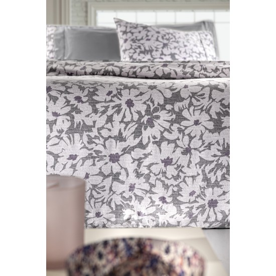 Σετ 3τμχ. Σεντόνια Martin Grey Flannel 170x265