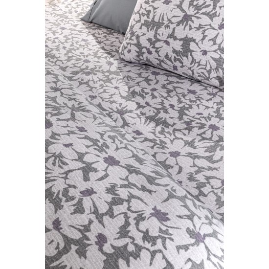 Σετ 3τμχ. Σεντόνια Martin Grey Flannel 170x265