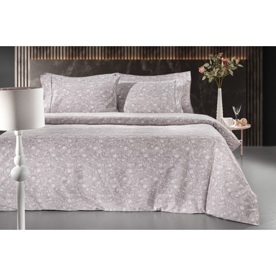 Σετ 3τμχ. Σεντόνια με Λάστιχο Elodie Melanze Flannel 100x200+32