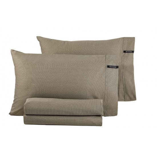 Σεντόνι με Λάστιχο Minimal Wenge 160x200+35