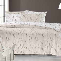 Σετ 3τμχ. Σεντόνια με Λάστιχο Eloise Natural 100x200+32