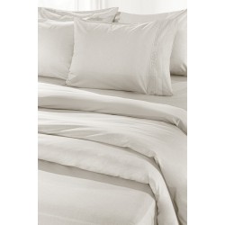 Σεντόνι Μονό με Λάστιχο 100X200+32 - Color Plus Ivory