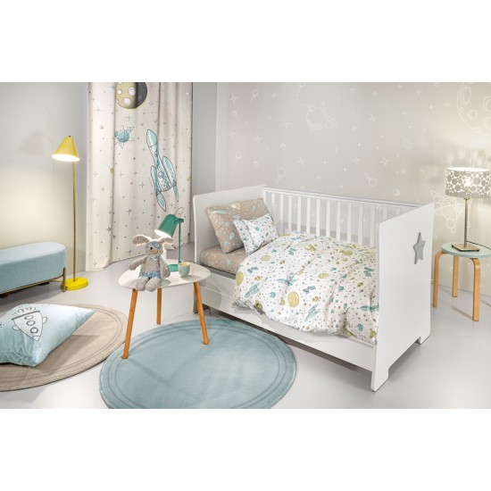 Σετ Σεντόνια Bebe Meteor 3Τμχ (2X115X170, 30X40)