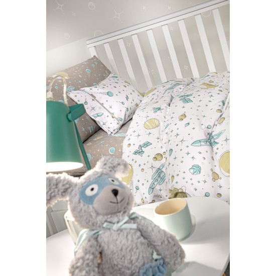 Σετ Σεντόνια Bebe Meteor 3Τμχ (2X115X170, 30X40)