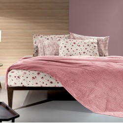 Κουβέρτα Υπέρδιπλη 220X240 - Rombus Coral 