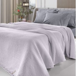Κουβέρτα Πικέ Μονή 160x240 - Eternity Dusty Purple