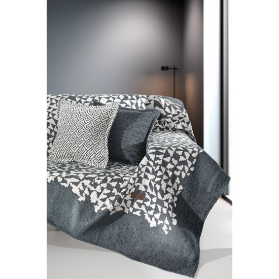 Ριxτάρι Duomo Anthracite Τριθέσιου Καναπέ 180x300