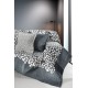 Ριxτάρι Duomo Anthracite Τετραθέσιου Καναπέ 180x350